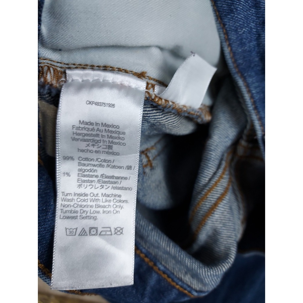Madewell Womens 26 Mid Rise 90s Straight Jeans Blue Denim Straight Leg 26x28 - Picture 11 of 16